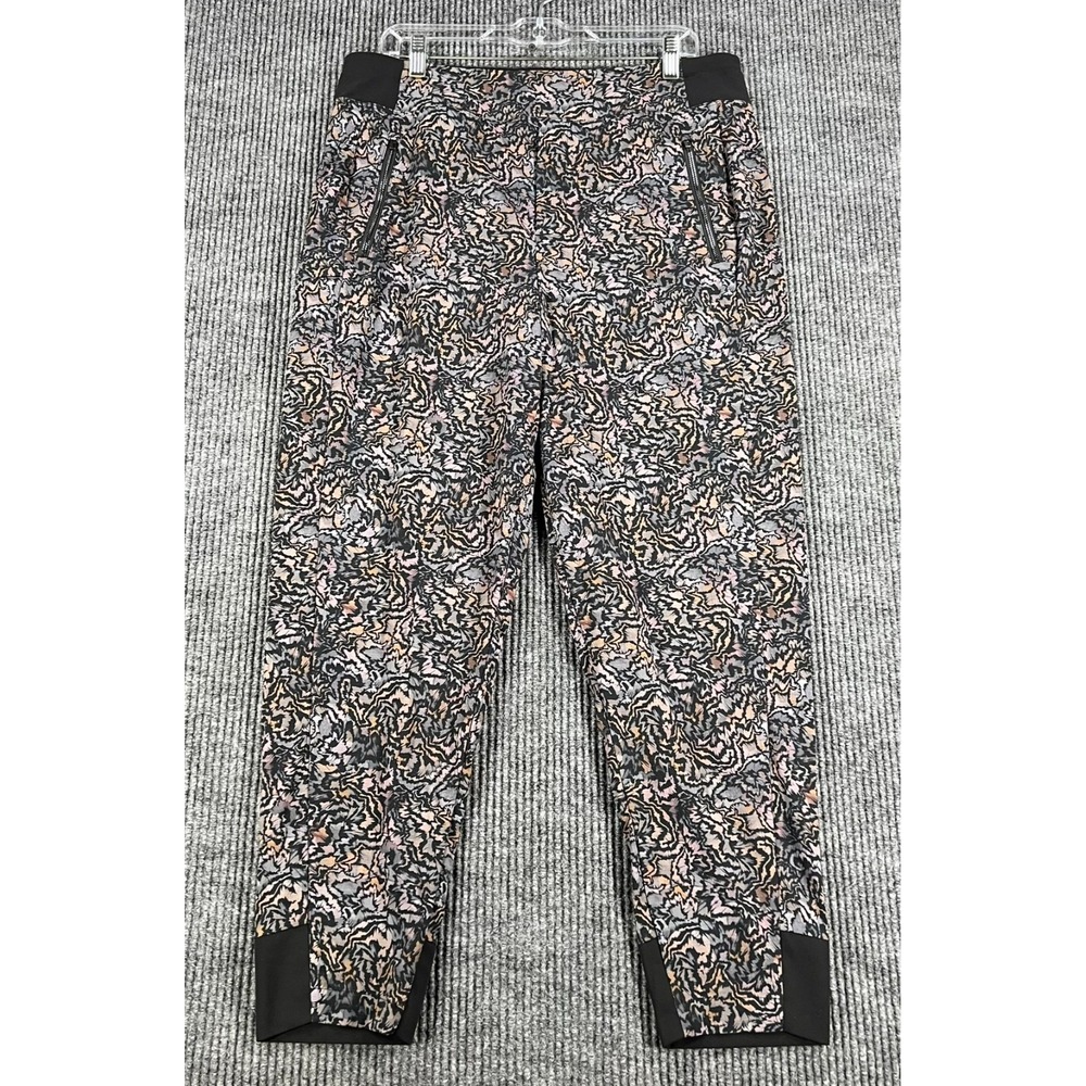 Athleta Jogger Pants Womens Size 14 Black Design Zip Pockets Casual‎ Active